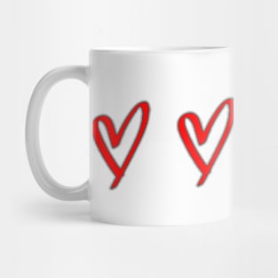 Love hearts Mug